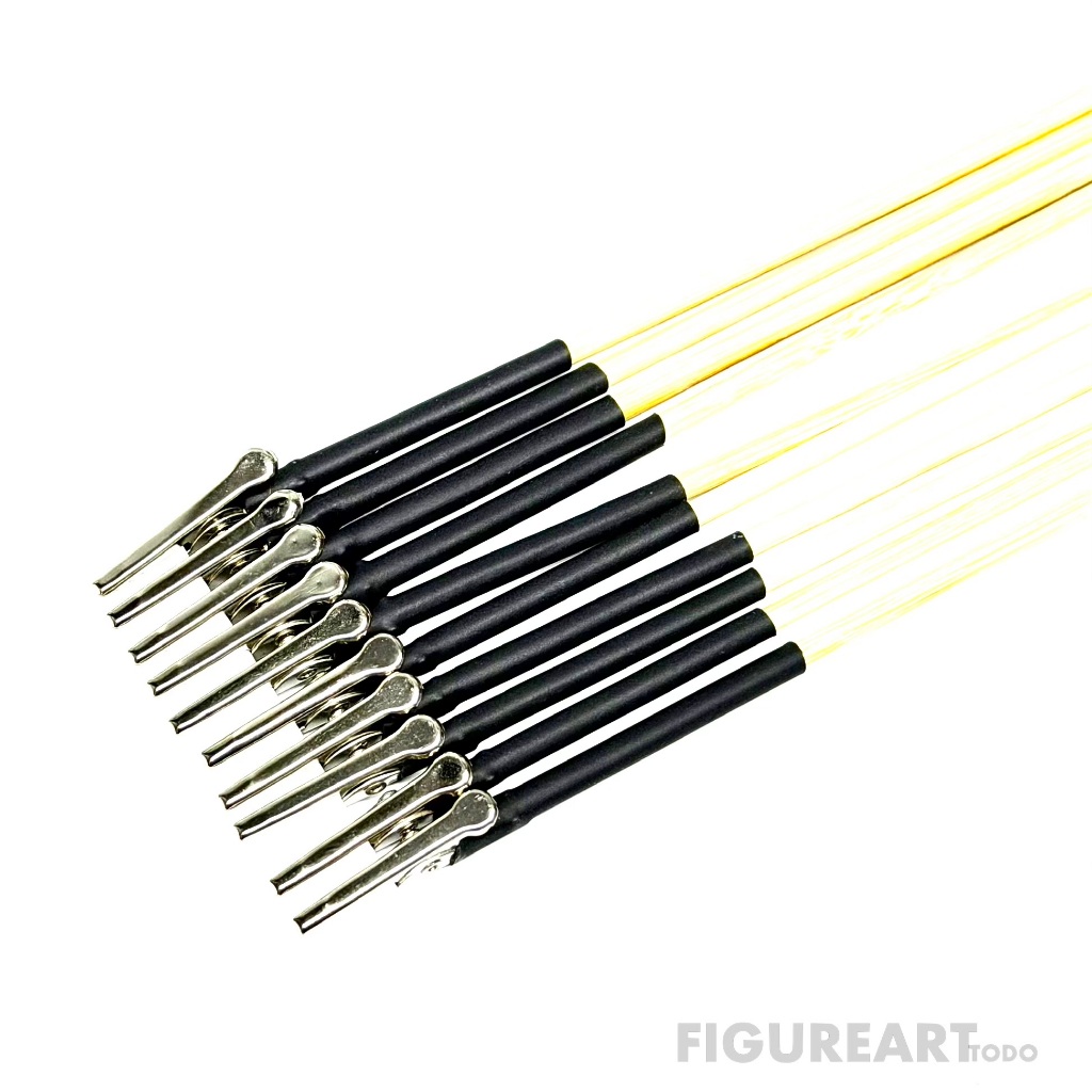 ไม้หนีบชิ้นงาน โมเดล ขนาด 20cm จำนวน10ชิ้น (ขนาดดูรูปภาพที่2)