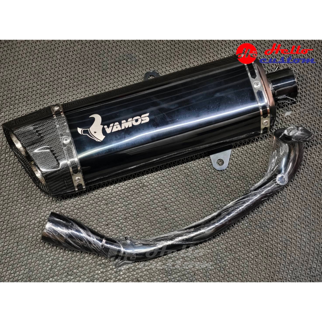 ท่อ Vamos พร้อมคอ (มี มอก.) LEAD125 2021-2025 ท่อแต่ง ตรงรุ่น LEAD 125
