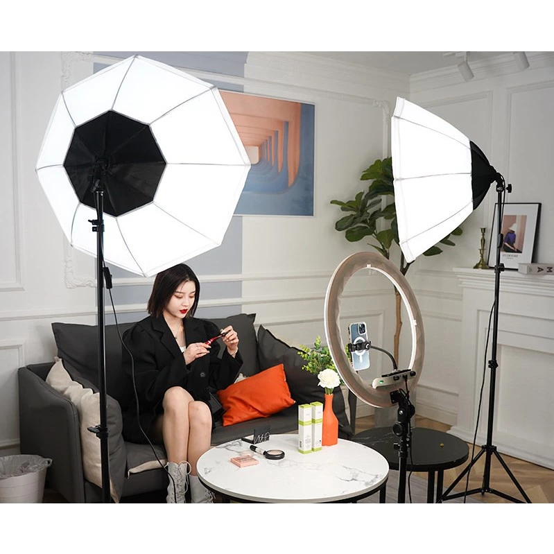 ไฟสตูดิโอ LED 85W พร้อมขาตั้งสำหรับถ่ายภาพและไลฟ์สด thumbnail 10