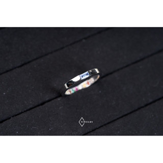 NEW!!แหวนพลอยไพลิน ฝังนพเก้าแท้ตรงตามตำราทุกประการ เกรด Prem…