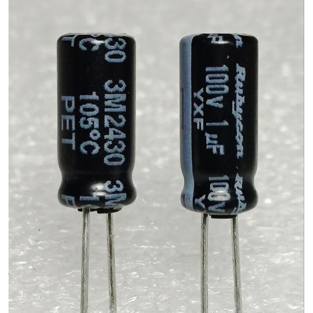 Rubycon YXF 1uf 100v ( ราคา 10ตัว ) capacitor ตัวเก็ยประจุ คาปาซิเตอร์