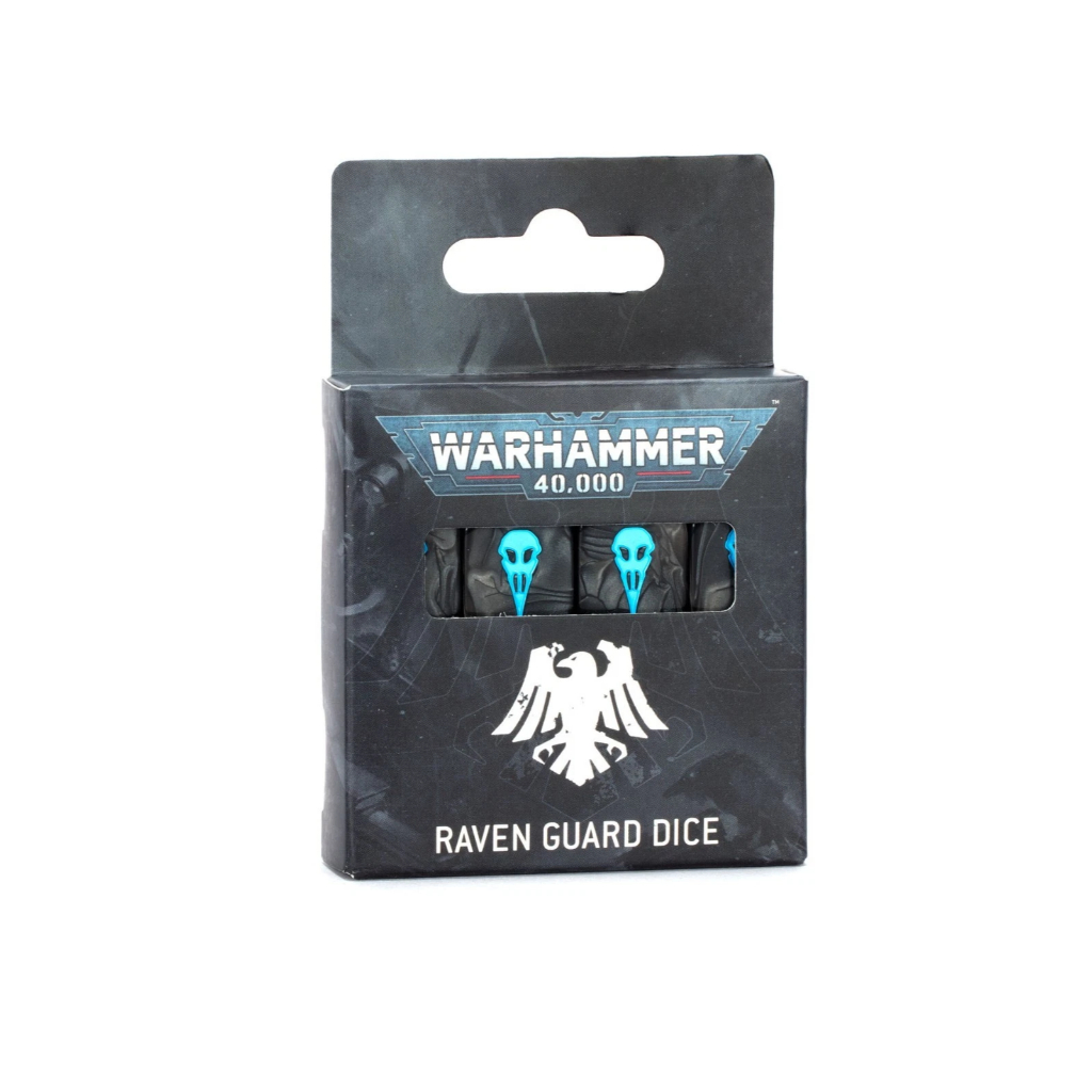[Pre-order] Warhammer 40k Primaris Space Marine Raven Guard Dice 10th Edition