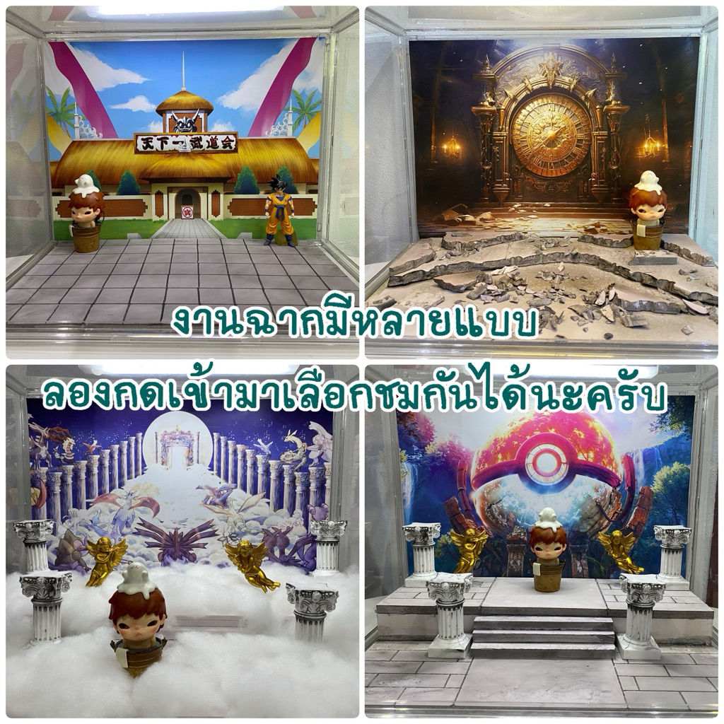 ฉากWCF ฉากPopmart ฐานฟิกเกอร์ figures shf figma hirono