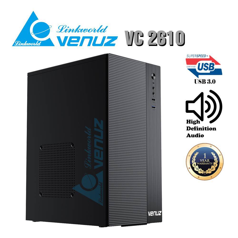 VENUZ micro ATX computer case– Black