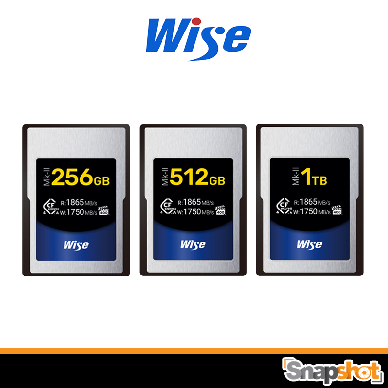 Wise Advanced 256GB / 512GB / 1TB CFexpress 4.0 Type A Memory Card ประกันศูนย์ 5 ปี CFexpress Type A