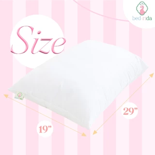 (1 เเถม 1) BEDRIDA หมอนหนุน Cotton Candy ขนาด 19 x 29 นิ้ว