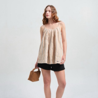 ⋆ ♡⸝⸝🧸เสื้อรูดี้ เสื้อสายเดี่ยวผูกด้านหลัง ปรับระดับได้  #53…