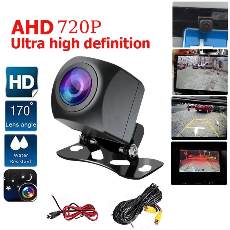 กล้องมองหลังรถยนต์ AHD กล้องมองหลัง 1080P กล้องหลัง กันน้ำHD IP68 มุมกว้าง170° ระบบ Night Vision ภาพคมชัด ติดตั้งง่าย thumbnail 3