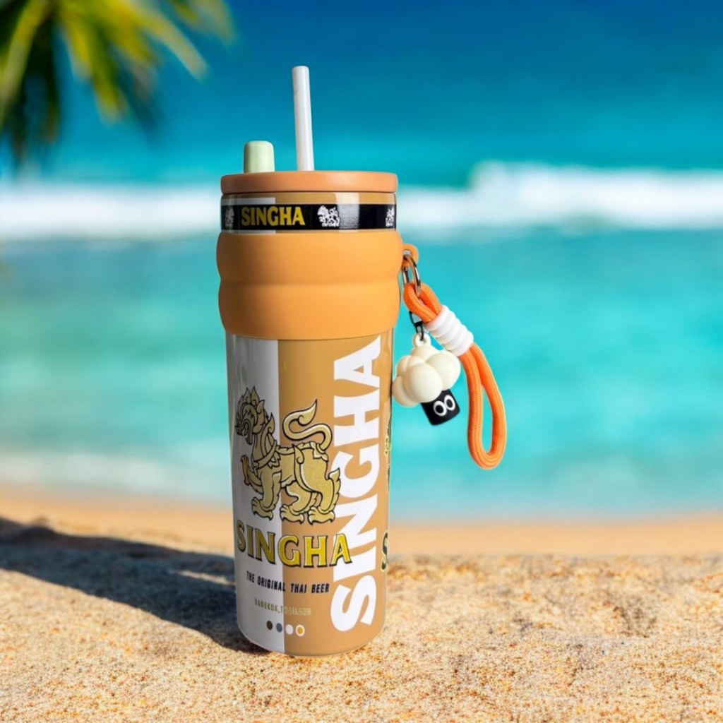 แก้วเก็บอุณหภูมิ แก้วเก็บความเย็นสีล้วน 750 ml สแตนเลส304 ลายใหม่ไฉไรกว่าเดิม เก็บความเย็น 8-12 ชั่วโมง