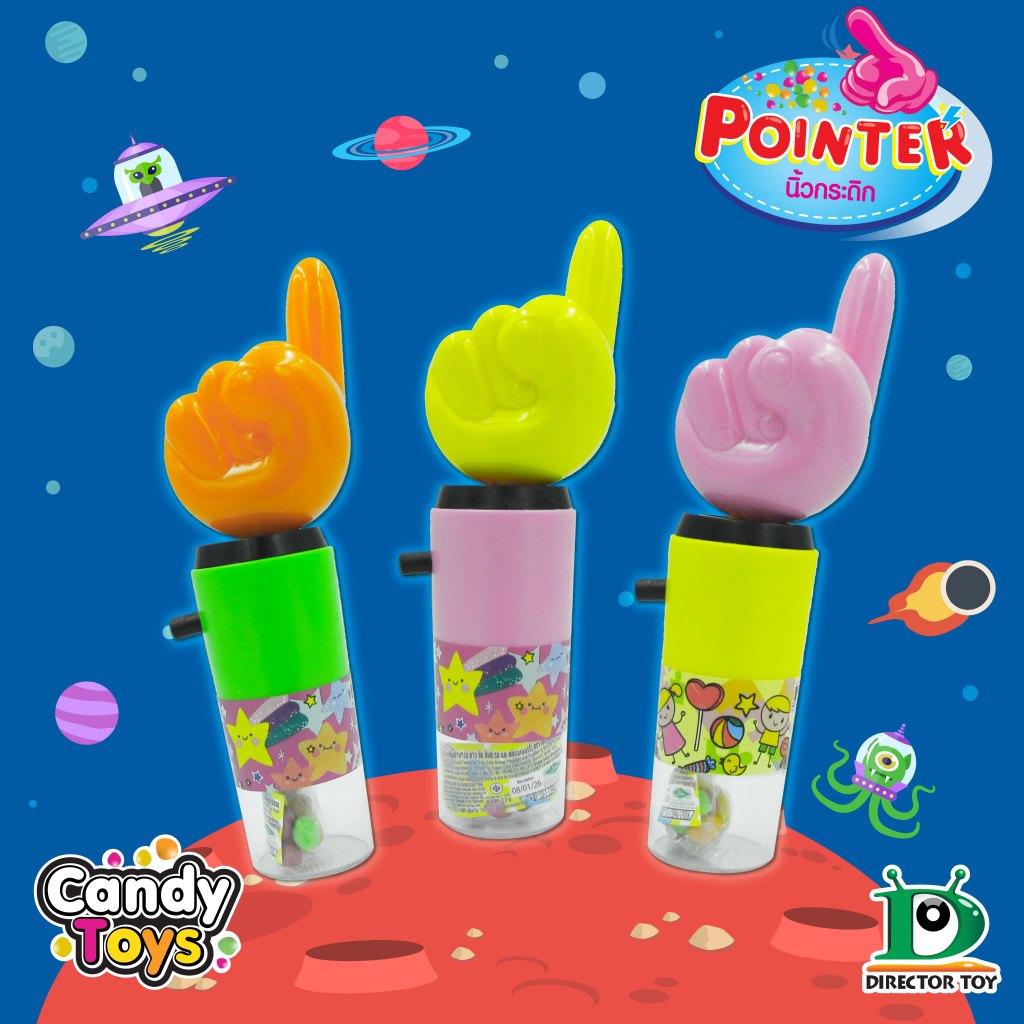 DTOY |ของเล่น Candy Toy ของเล่นเสริมพัฒนาการ Walkie Talkie, Jokerman, Happy Zoo, นิ้วกระดิก,ไก่กระดก ของเล่นนิ้วมือ