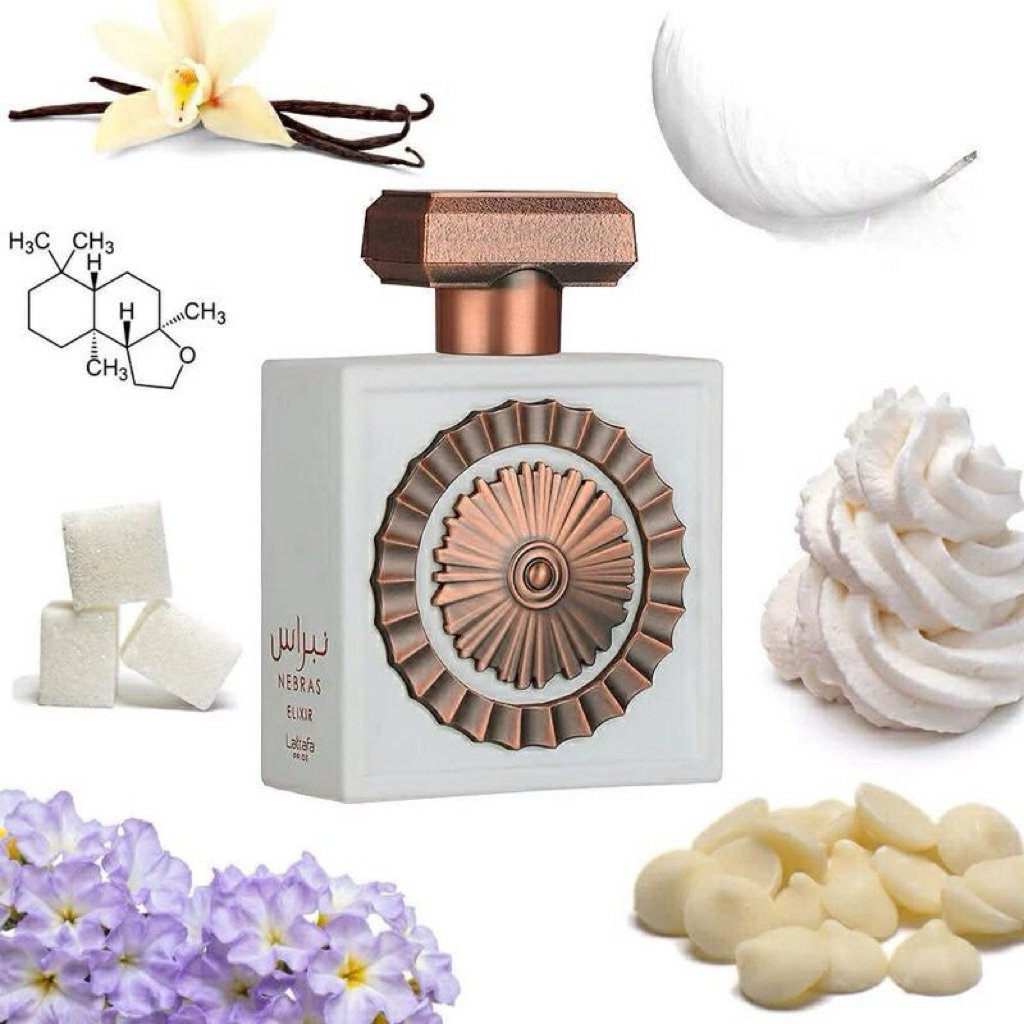น้ำหอม Nebras Elixir แบรนด์ Lattafa หอมหวานละมุนเหมือนขนม ผสานความหรูหราด้วยดอกไม้ นุ่มนวล