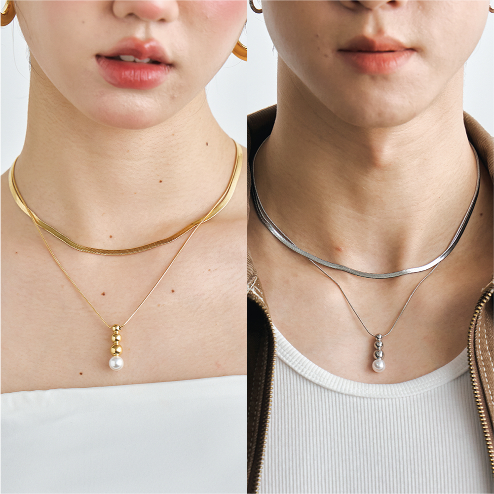 gemin. | #gmnnlxmastree layer necklace สร้อยเลเยอร์