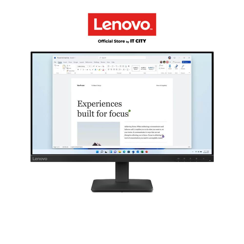 LENOVO Monitor L24-4e - 23.8"/FHD/IPS/100Hz/4ms/3Y MNL-002276