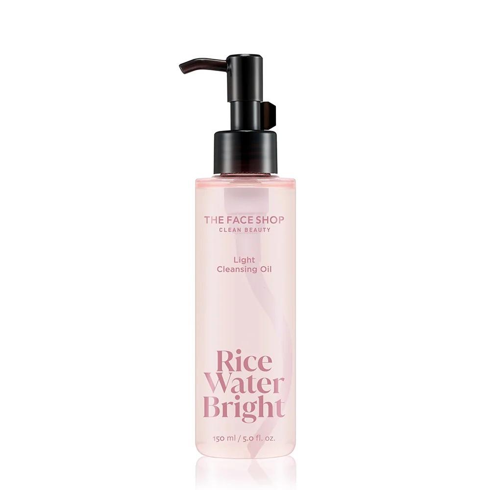 THE FACE SHOP RICE WATER BRIGHT LIGHT CLEANSING OIL คลีนซิ่งออยล์ มอบผิวสะอาด สดชื่น กระจ่างใส จากน้ำมันรำข้าว