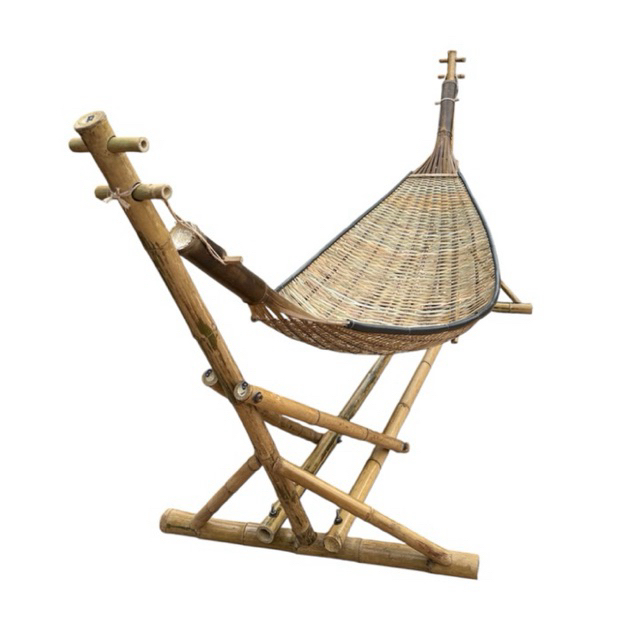 เปลไม้ไผ่สาน ยาว2.50-3ม.กว้าง85-90ซ.(กดสั่งซื้อได้ 1 ชิ้นต่อหนึ่งคำสั่งชื้อ) (ได้เฉพาะตัวเปล)