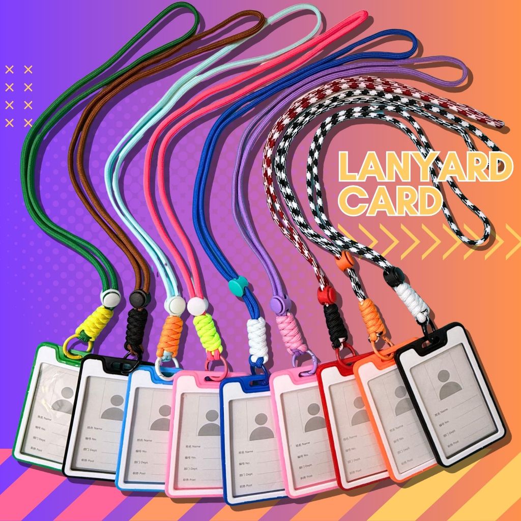 จัดส่งจากกรุงเทพฯ【รุ่นใหม่】 บัตรพนักงาน บัตรนักเรียน พิมพ์สองด้าน กันน้ำ พร้อมสายคล้องปรับระดับได้