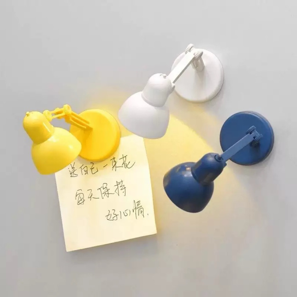 โคมไฟแม่เหล็กดีไซน์มินิมอล โคมไฟแม่เหล็กติดตู้เย็น | Mini Magnetic Lamp ไฟอ่านหนังสือ ไฟตกแต่งบ้าน ขนาดเล็ก