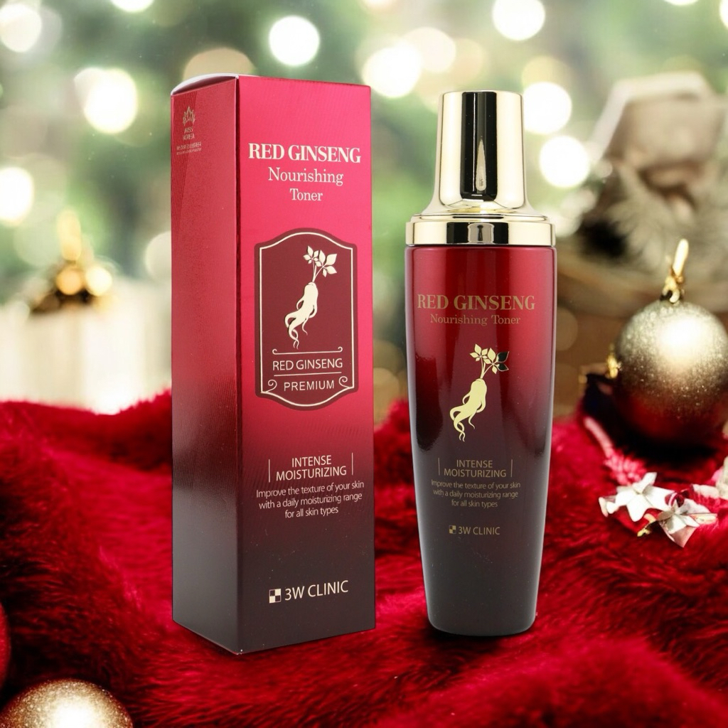 โทนเนอร์โสมแดงเข้มข้น ช่วยดูแลริ้วรอย เติมความชุ่มชื้นล้ำลึก ผิวอิ่มฟู แน่นเด้ง ดูเรียบเนียน อ่อนเยาว์ขึ้นทุกวันค่ะ ✨