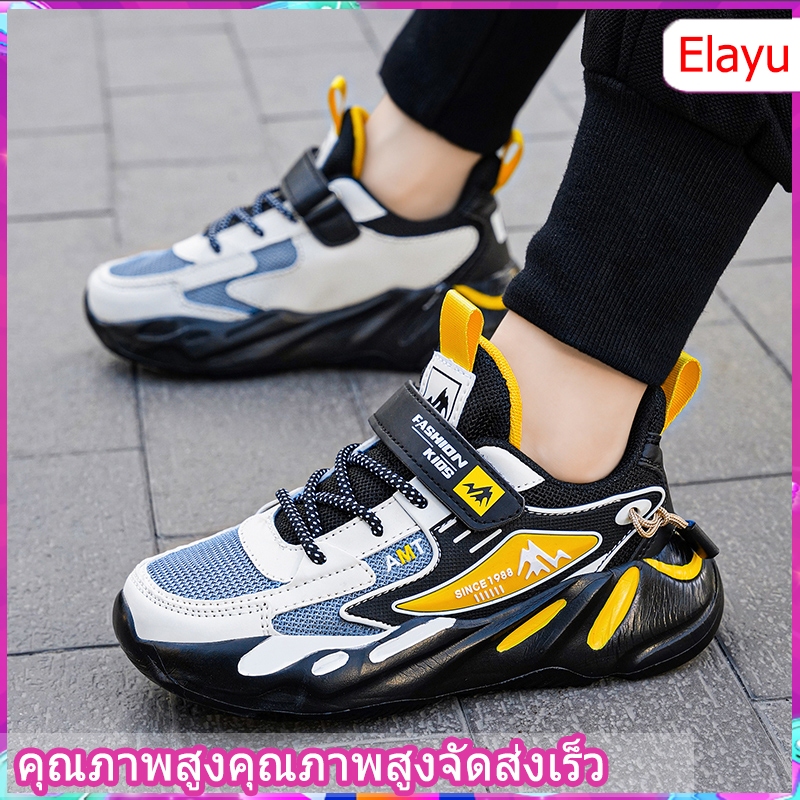 รองเท้าเด็กตาข่ายระบายอากาศน้ำหนักเบาและสะดวกสบาย สันทนาการกลางแจ้ง รองเท้าผ้าใบเด็กผู้ชาย