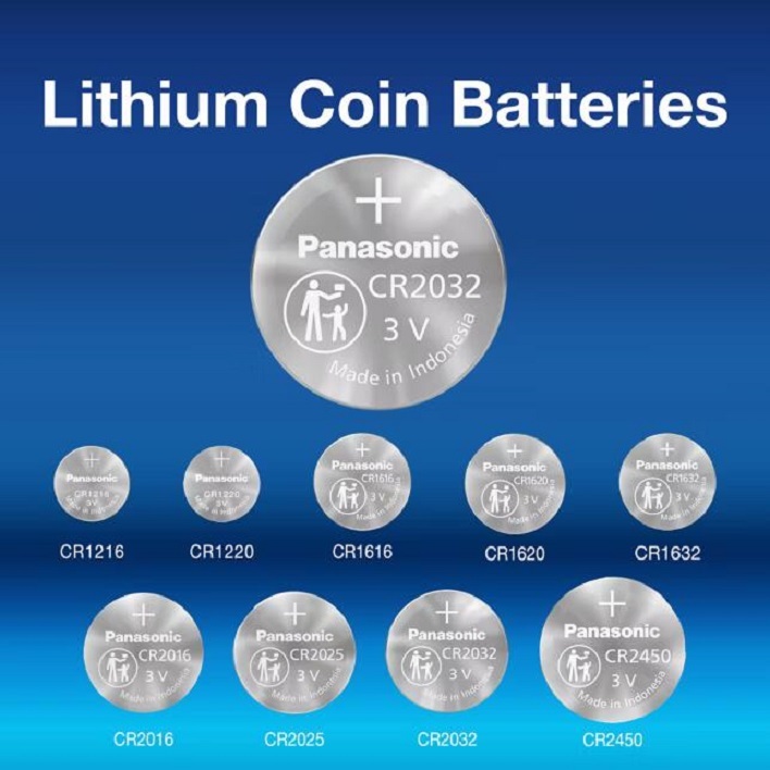 Panasonic Lithium Coin Battery CR1220 / 1616 / 1620 / 1632 / 2016 / 2025 / 2032 / 2430 / 2450 ราคาต่อ 1 ก้อน - รูปที่ 2