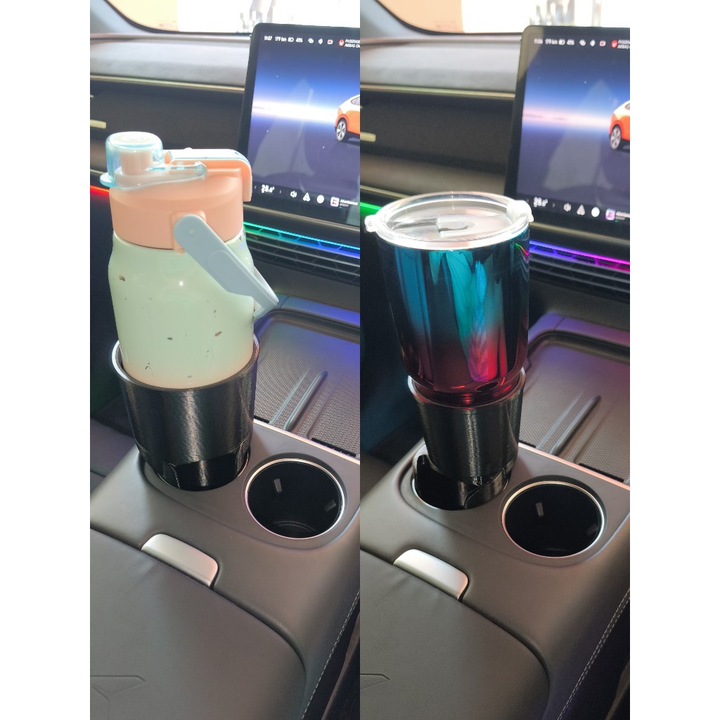 ⚠️โปรดวัดก้นแก้วก่อนสั่ง⚠️ XCup+ ที่วางแก้ว 3D Printing ตรงรุ่น สำหรับ Xpeng G6 ปี2024 Adapterเสริม ใส่แก้วเก็บความเย็น
