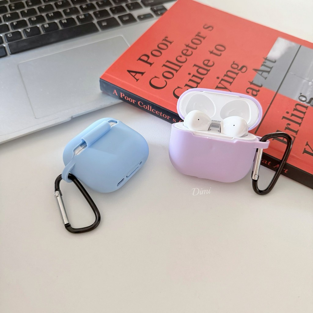 สินค้าใหม่เข้าศาลากาล เคสหูฟัง Airpods4 เคสAirPods 1 สีพื้น พาสเทล เคสหูฟังซิลิโคน Airpods3 pro gen2 gen3 J201 J206 EW46 - รูปที่ 7