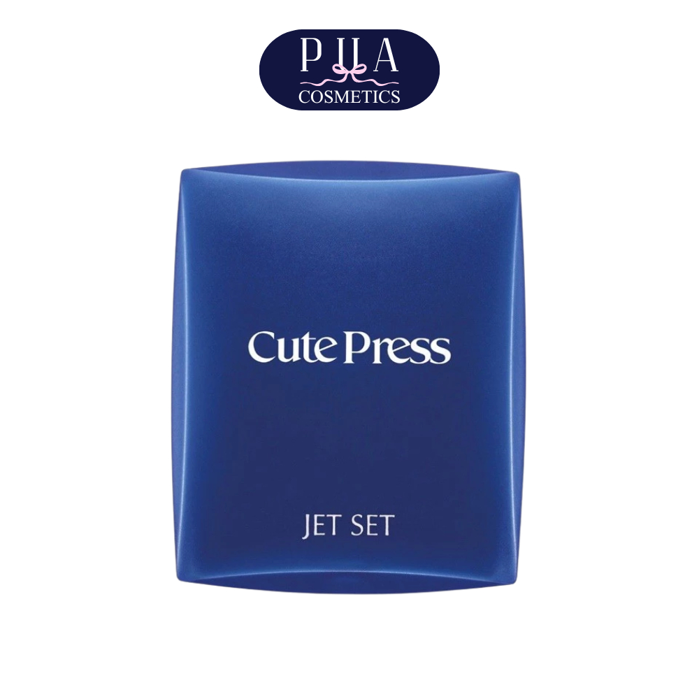 Cute Press JET SET Oil control foundation powder SPF20 คิวท์เพรส แป้งผสมรองพื้น เจ็ท เซ็ท