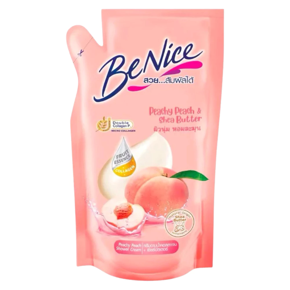 BeNice Shower Cream บีไนซ์ ครีมอาบน้ำ ชนิดถุงเติม 400 ml thumbnail 7