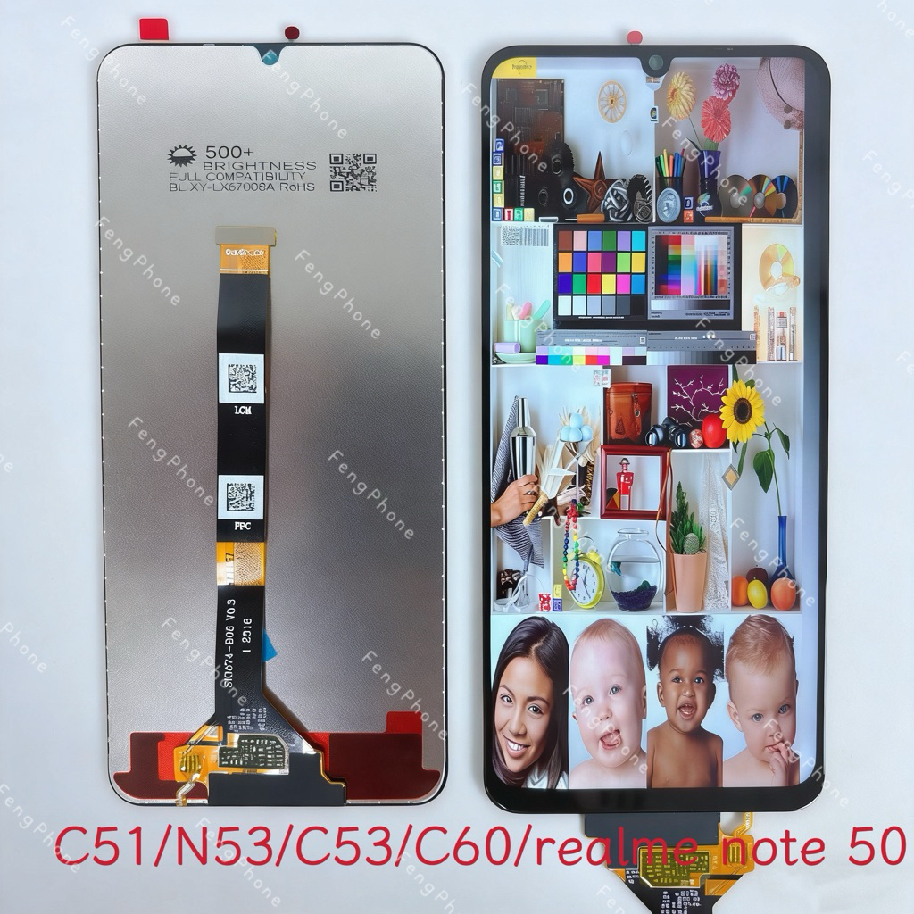 ชุดหน้าจอ for Realme C51/N53/C53