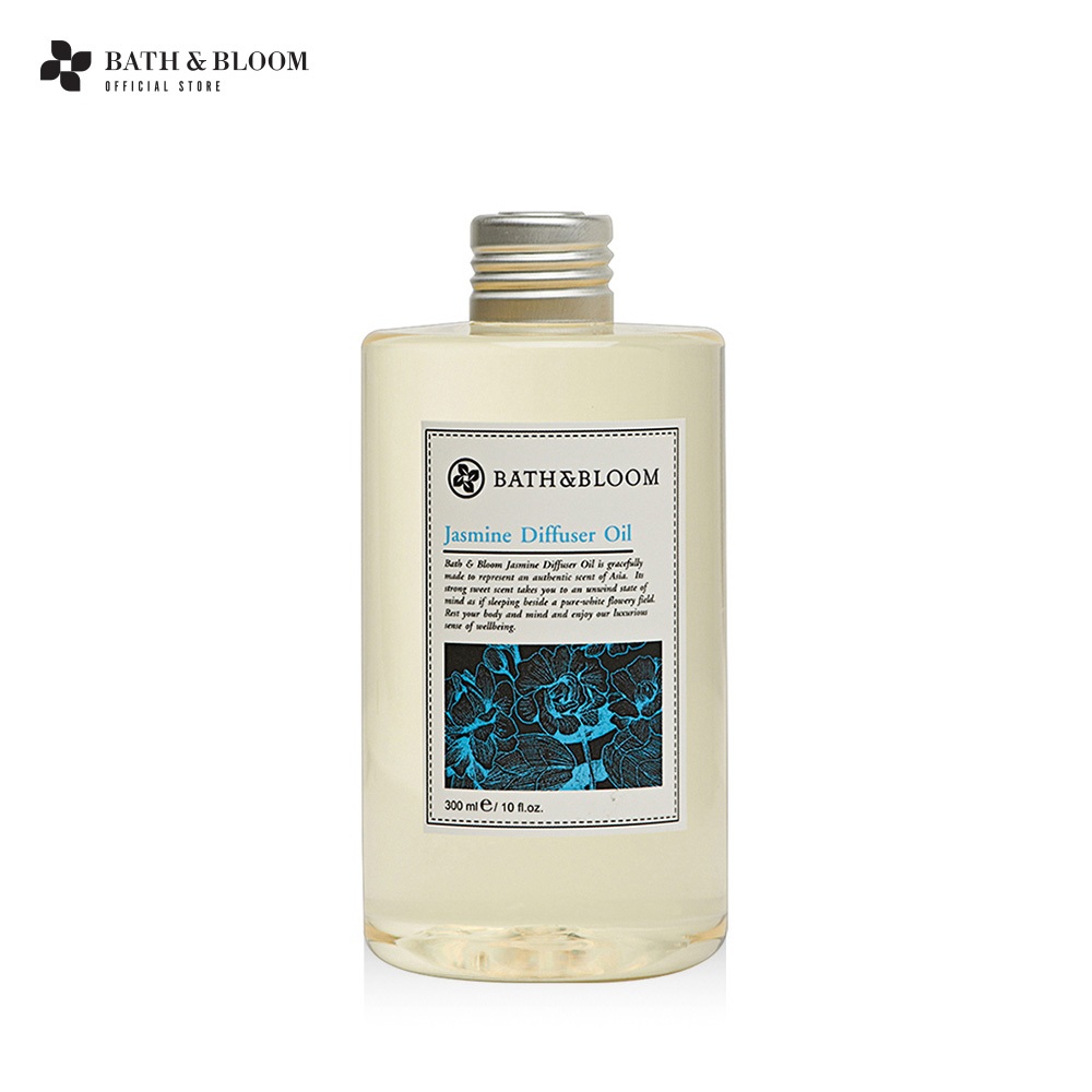 BATH & BLOOM Jasmine Diffuser Oil 300ml น้ำมันหอมระเหยปรับอากาศ กลิ่นดอกมะลิ