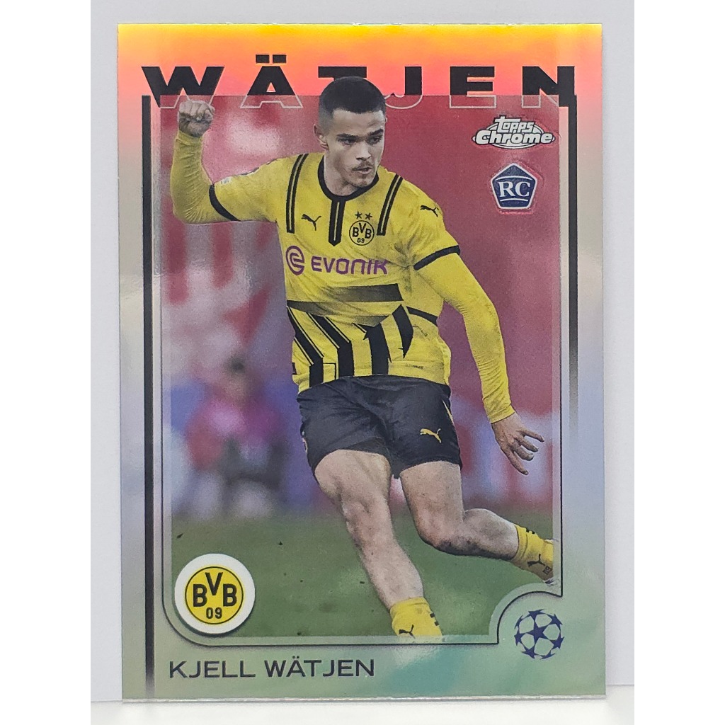 การ์ดฟุตบอล KJELL WATJEN (topps Chrome) ของแท้100% ภาพถ่ายจากสินค้าจริง