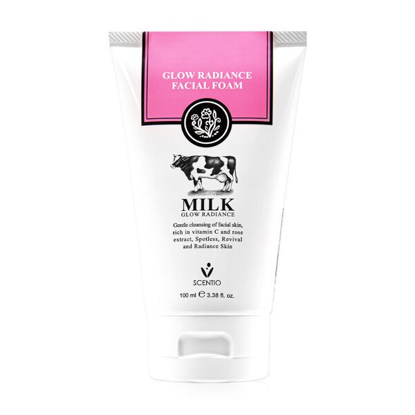 SCENTIO MILK GLOW RADIANCE FACIAL FOAM 100ML