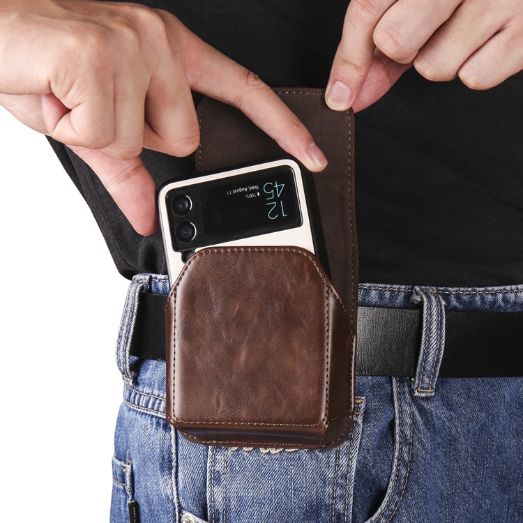 ซองหนัง ซองคาดเอว กระเป๋าคาดเอว มือถือ สำหรับ Samsung Galaxy Z Flip 1 2 3 4 5