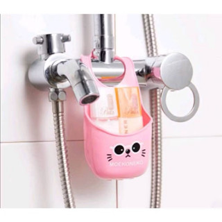 อุปกรณ์ที่ใส่ฟองน้ำล้างจาน ที่แขวนอุปกรณ์ล้างจาน สุ่มสี