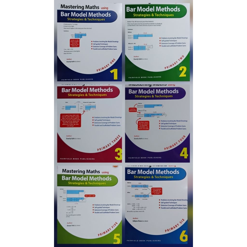 Mastering Maths Using Bar Model Methods-Strategies & Techniques Primary 1-6 # พร้อมเฉลย