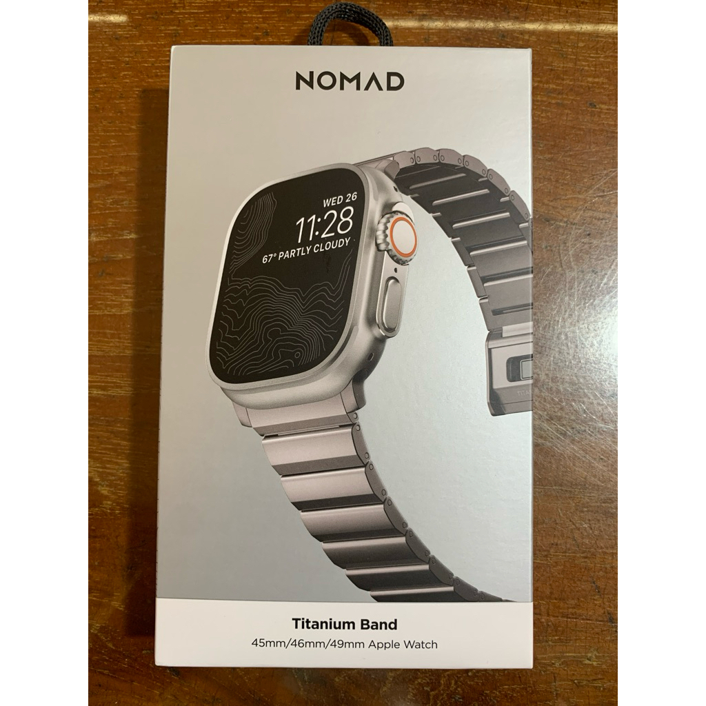 สาย NOMAD Titanium Band สำหรับ Apple Watch 45 mm/46 mm/49 mm ใหม่