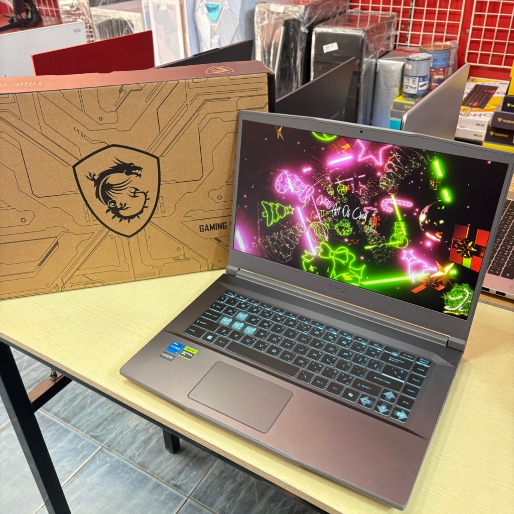 MSI  THIN  15  B12UCX – 1428TH  ประกันศูนย์  21/01/2027  สภาพเครื่อง  95%