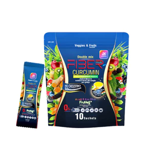Double Mix Fiber Plus Curcumin ดับเบิ้ลมิกซ์ ไฟเบอร์ พลัส เคอร์คูมิน (ตรา ญาลีญ่า) Yaaleeyah