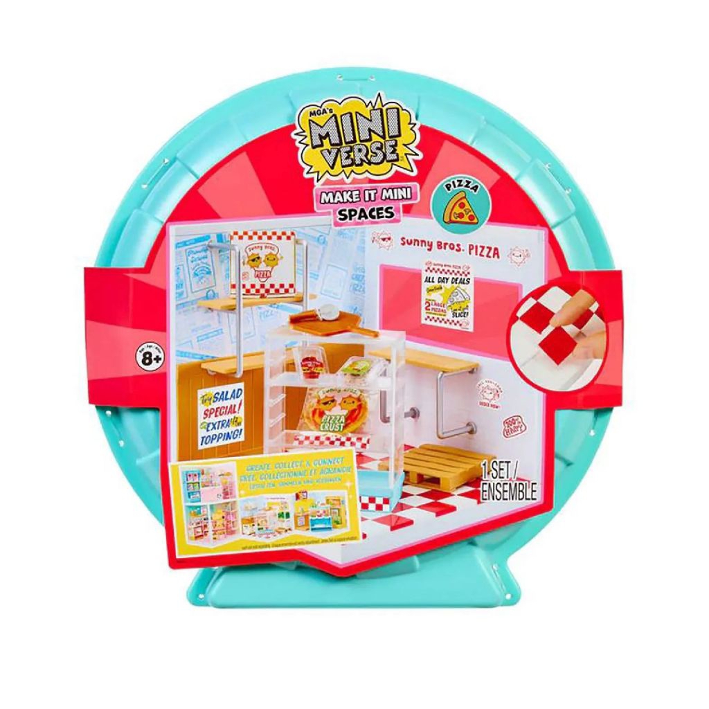 ชุดเซ็ตของเล่น MGA's Make It Miniverse Spaces ร้าน พิซซ่า