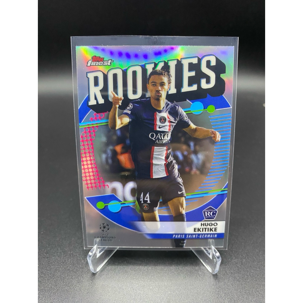 การ์ดฟุตบอล ⚽️ Hugo Ekitike | Topps Finest – ROOKIES | Paris Saint-Germain 🇫🇷
