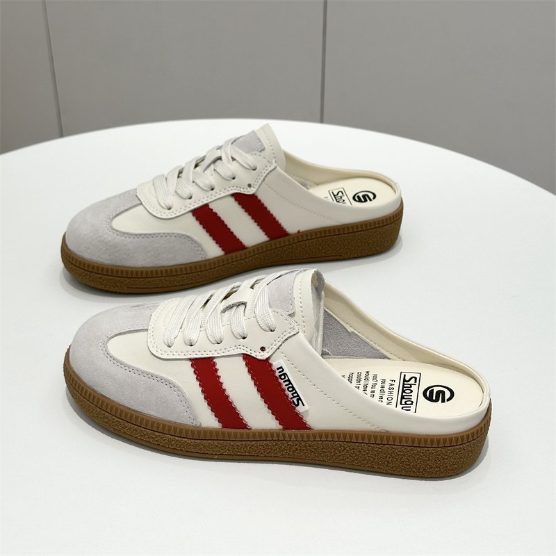 รองเท้าแตะผู้หญิงแบบปิดนิ้วเท้า ดีไซน์ใหม่ ทันสมัย ​​พื้นหนา กันลื่น ระบายอากาศได้ดี - รูปที่ 6