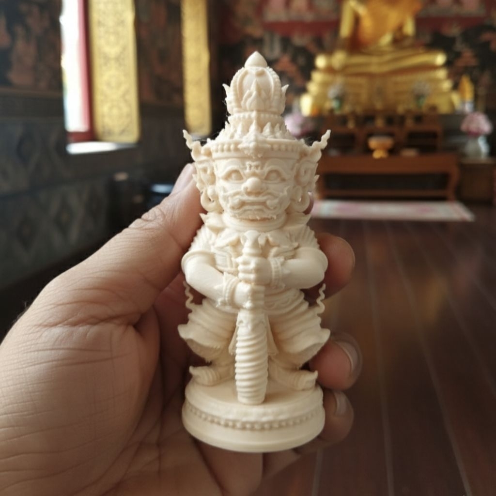 ท้าวเวสสุวรรณ องค์น้อย เนื้อ.พลาสติก ขนาด 10 * 4 * 4 ซม. ราคา 129 บาท