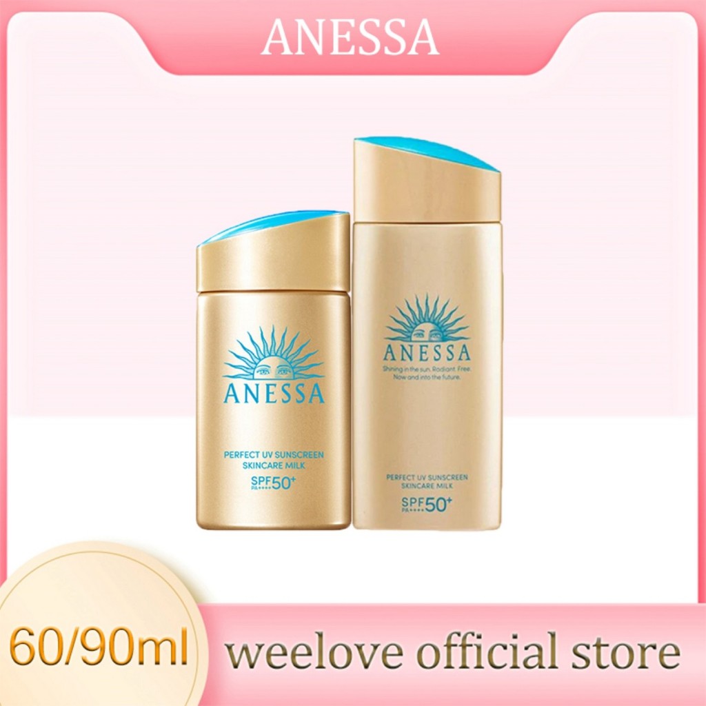 Anessa Perfect UV Sunscreen Skincare Milk SPF50+/PA++++ 60ml/90ml ครีมกันแดด