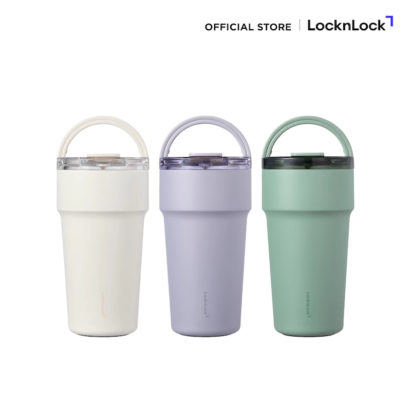 LocknLock แก้วเก็บอุณหภูมิ Metro Cafe Top Handle Ceramic 710ml LHC4416 thumbnail 3