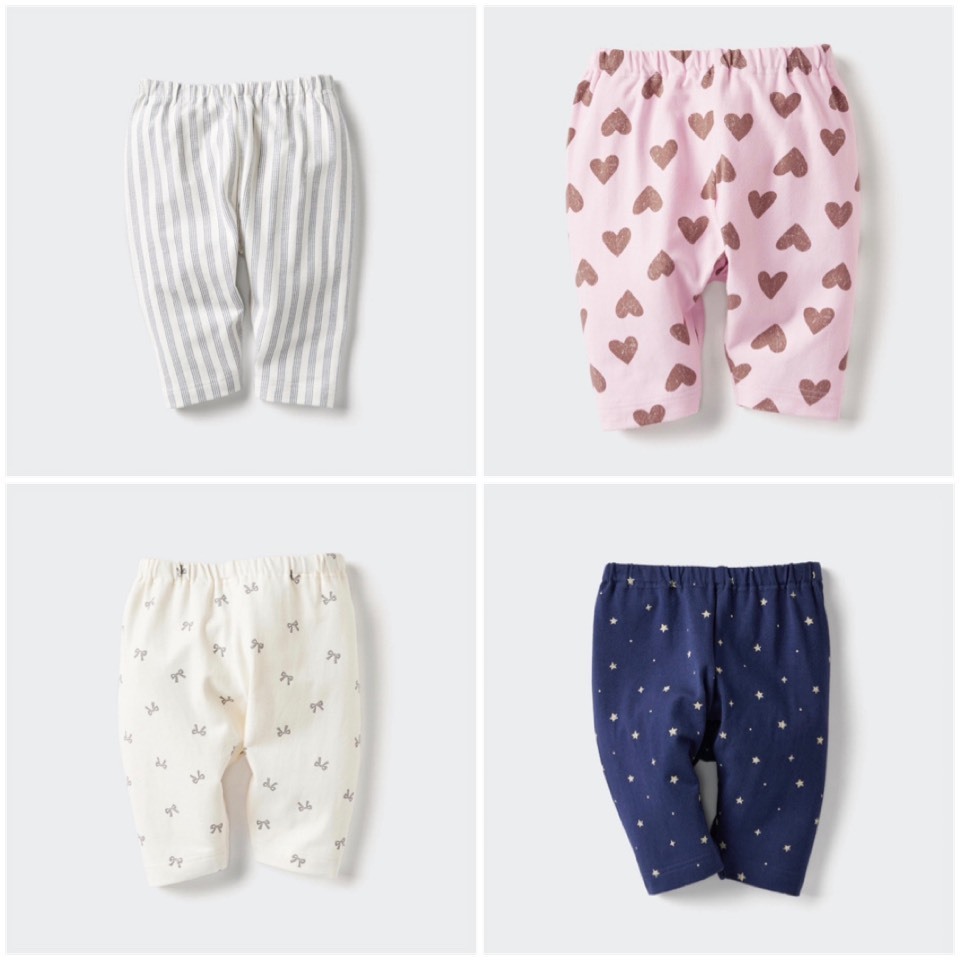 Uniqlo เลกกิ้งขา 4 ส่วน ทรงหลวม ไซด์ 80-120  ของใหม่ แท้ พร้อมส่ง