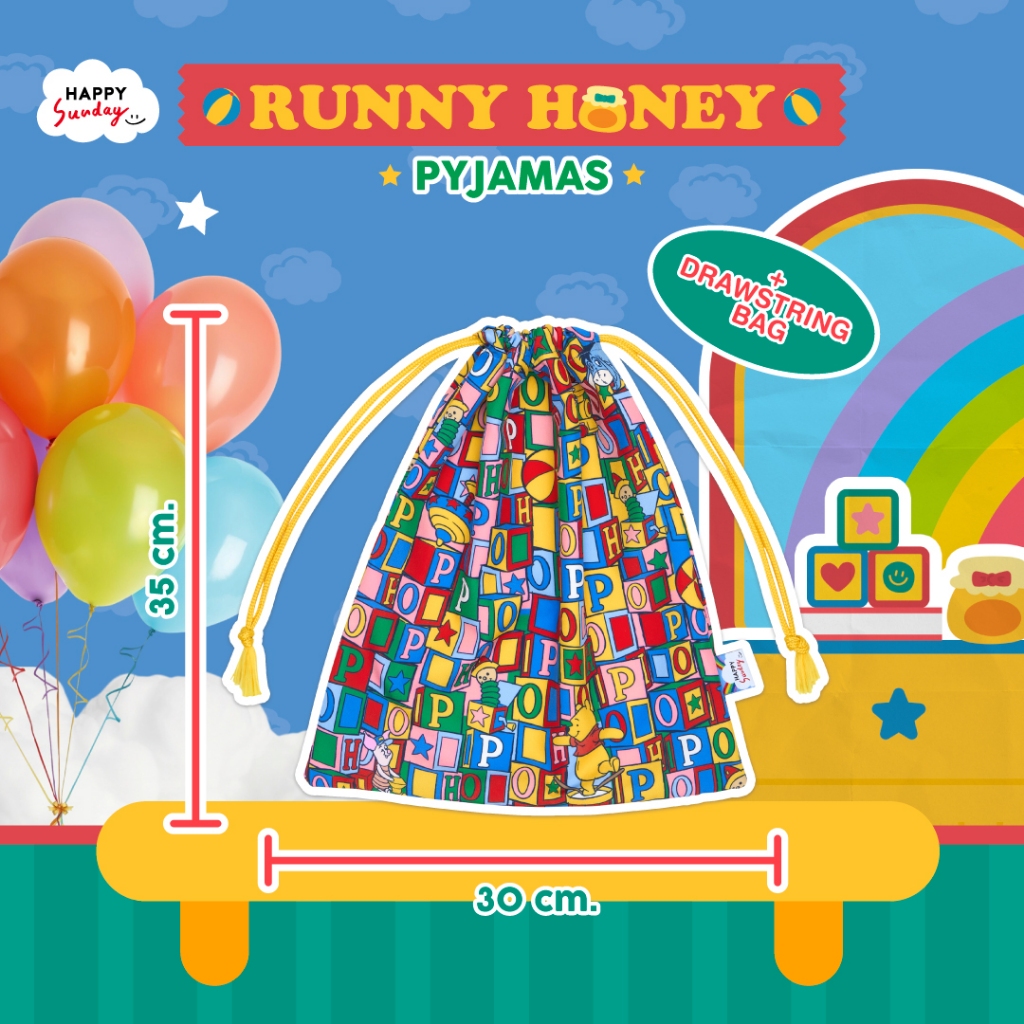 [FREESIZE] RUNNY HONEY PYJAMAS - รูปที่ 4