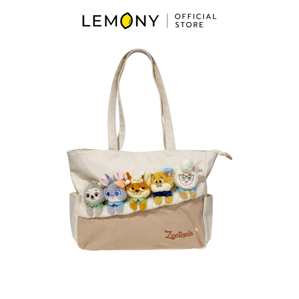 LEMONY กระเป๋าสะพายไหล่ซูโทเปีย ซีรีส์ Lovely Baby Party Disney Zootopia Collection