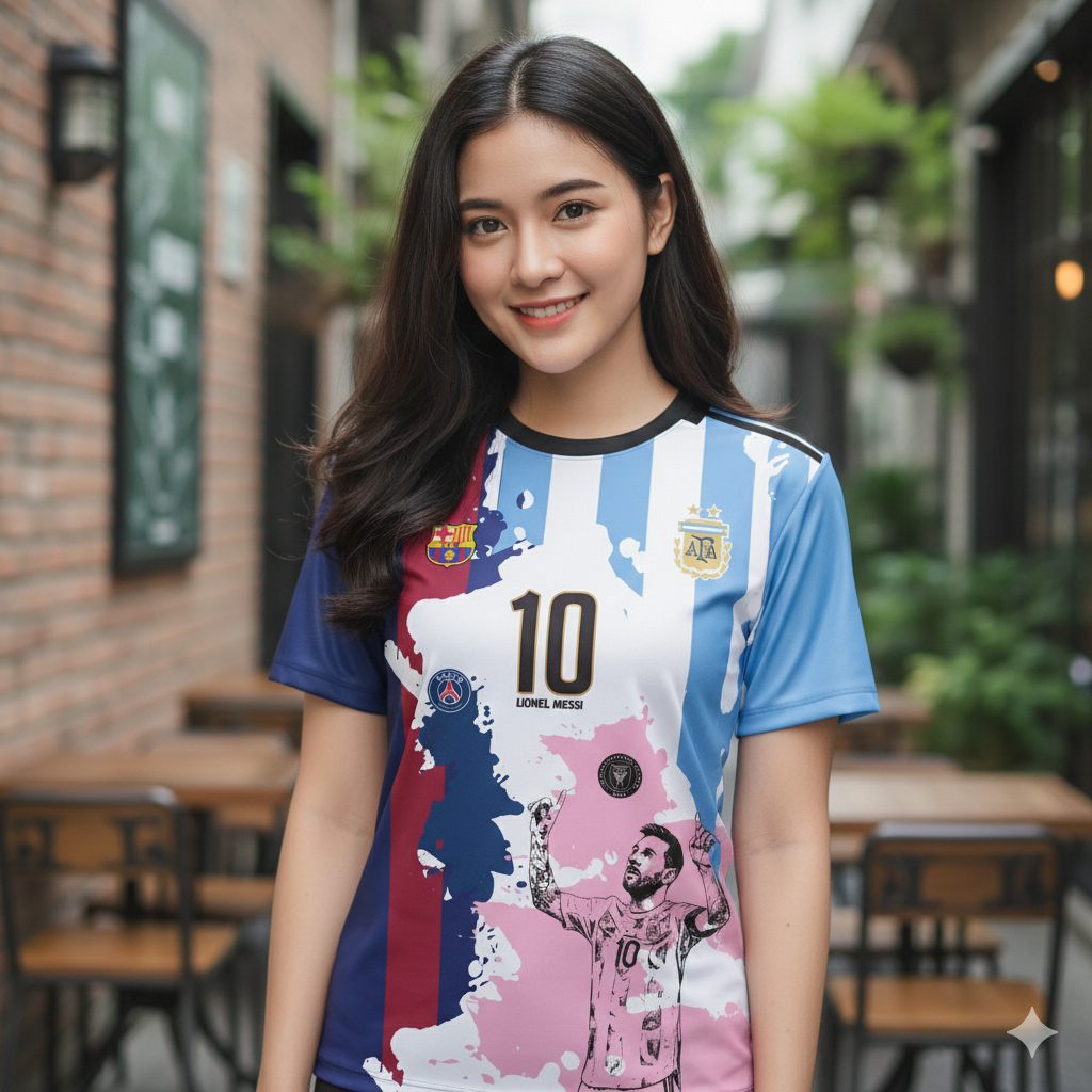 เสื้อ Super Star รวมทีม RONALDO & MESSI & NEYMAR JR มีทั้งเด็กและผู้ใหญ่ เกรดพรีเมี่ยม ใส่สบาย ระบายความร้อนดี - รูปที่ 6