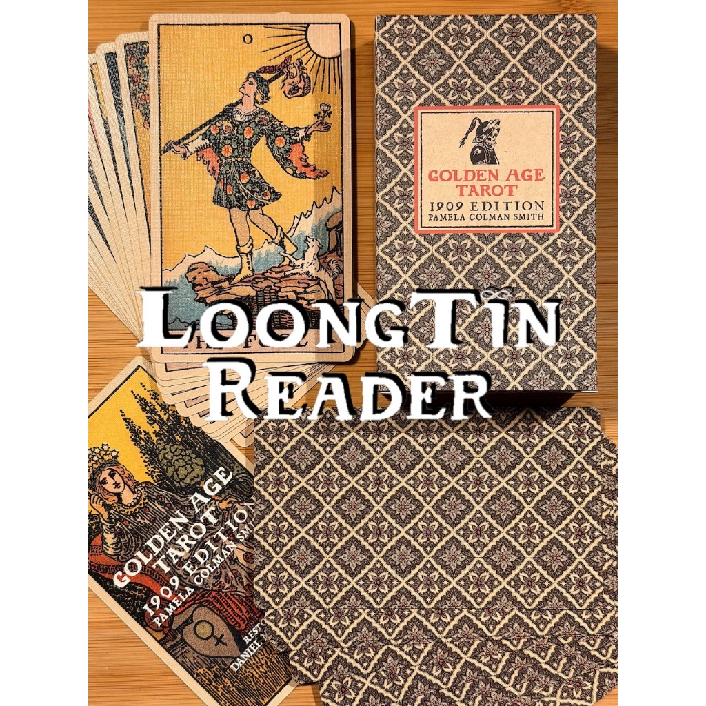 Golden Age Tarot Deck – 1909 RWS Original ไพ่ทาโรต์ ไพ่ยิปซี ไรเดอร์ เวท สมิธ RWS ลุงติน