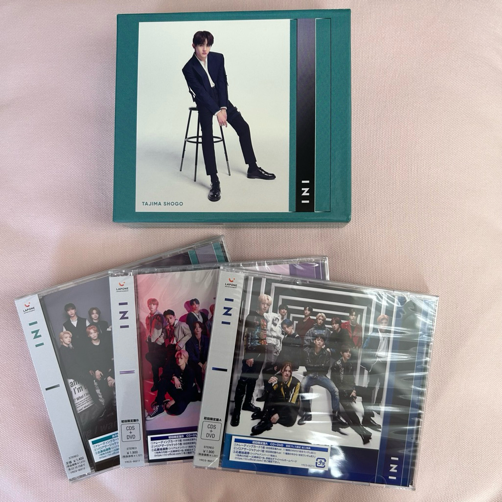 Set อัลบั้ม CD+DVD - INI ปกทาจิ Taji   (แกะแล้ว สภาพใหม่)